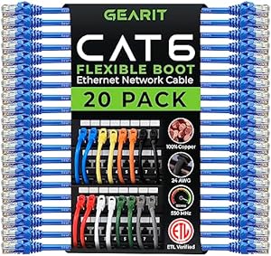 GearIT Cat6 patch cables